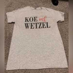 Country Singer Koe Mf Wetzel Graphic Tee Size S